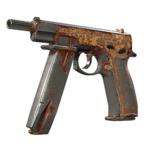CZ75-Auto | Honey Paisley (Battle-Scarred)
