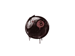 Sealed Graffiti | 8-Ball (Brick Red)