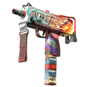Souvenir MAC-10 | Derailment (Well-Worn)