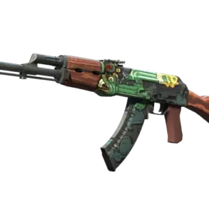 StatTrak™ AK-47 | Fire Serpent (Well-Worn)