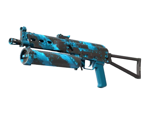 StatTrak™ PP-Bizon | Blue Streak (Minimal Wear)