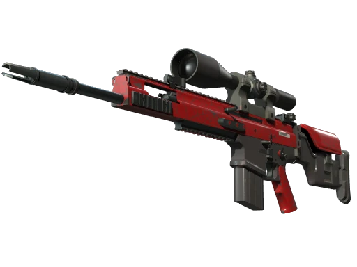 StatTrak™ SCAR-20 | Crimson Web (Minimal Wear)