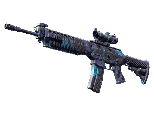 StatTrak™ SG 553 | Aloha (Minimal Wear)