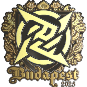 Sticker | Ninjas in Pyjamas (Gold) | Budapest 2025