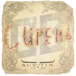 Sticker | S1ren | Austin 2025