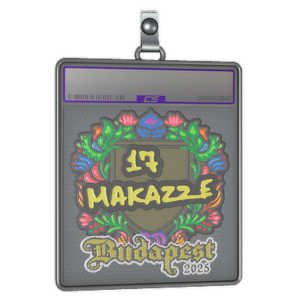 Sticker Slab | makazze (Embroidered) | Budapest 2025