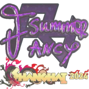 Sticker | Summer (Glitter) | Shanghai 2024