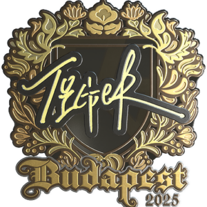 Sticker | Tiger (Gold) | Budapest 2025