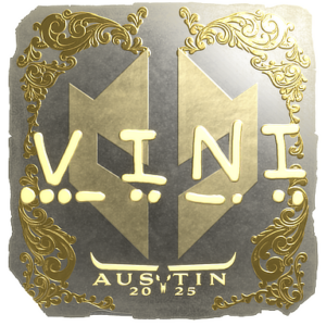 Sticker | VINI (Gold) | Austin 2025