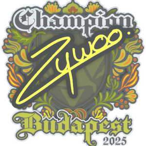Sticker | ZywOo (Champion) | Budapest 2025