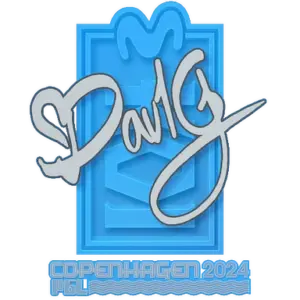 Sticker | dav1g | Copenhagen 2024