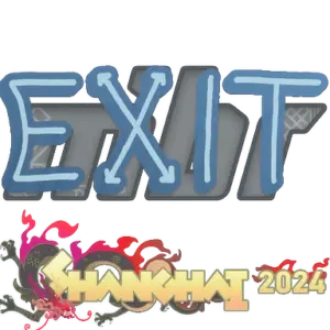 Sticker | exit | Shanghai 2024