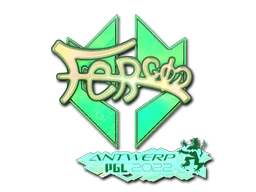 Sticker | fer (Holo) | Antwerp 2022