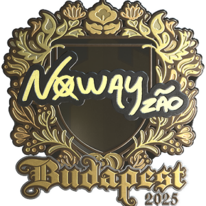 Sticker | noway (Gold) | Budapest 2025