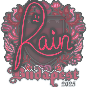 Sticker | rain | Budapest 2025