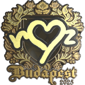 Sticker | ropz (Gold) | Budapest 2025