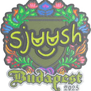 Sticker | sjuush (Embroidered) | Budapest 2025