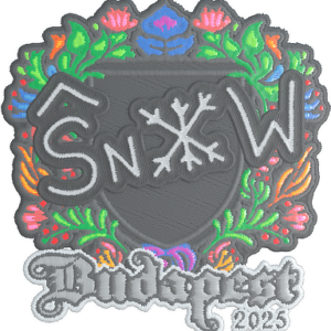 Sticker | snow (Embroidered) | Budapest 2025