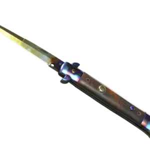 ★ Stiletto Knife | Case Hardened (Well-Worn)