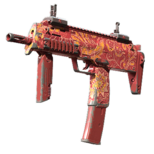 MP7 | Coral Paisley (Well-Worn)