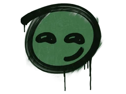 Sealed Graffiti | Smirk (Jungle Green)