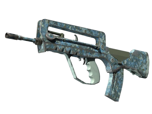 Souvenir FAMAS | Cyanospatter (Field-Tested)
