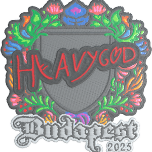 Sticker | Heavygod (Embroidered) | Budapest 2025