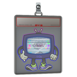 Sticker Slab | Global TV (Lenticular)