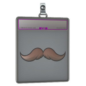 Sticker Slab | Mustachio (Foil)