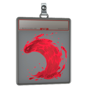 Sticker Slab | Ruby Wave (Lenticular)