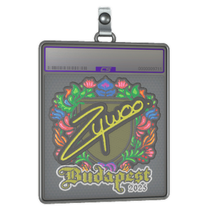 Sticker Slab | ZywOo (Embroidered) | Budapest 2025