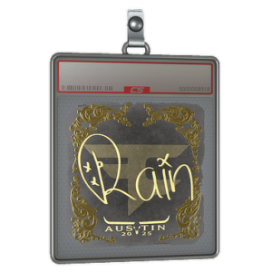 Sticker Slab | rain (Gold) | Austin 2025