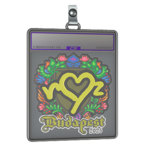 Sticker Slab | ropz (Embroidered) | Budapest 2025