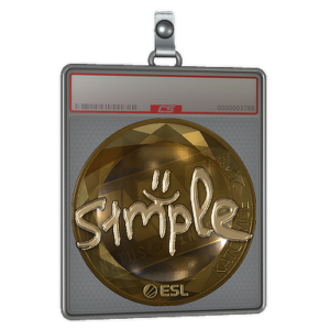 Sticker Slab | s1mple (Gold) | Katowice 2019