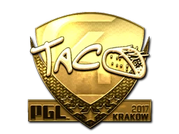 Sticker | TACO (Gold) | Krakow 2017