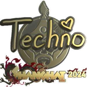 Sticker | Techno4K (Gold) | Shanghai 2024