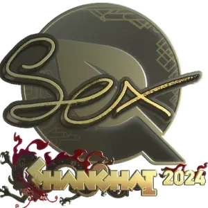 Sticker | dexter (Gold) | Shanghai 2024