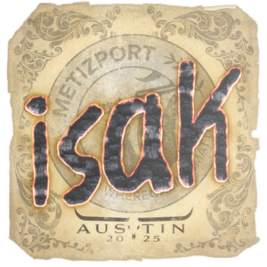 Sticker | isak | Austin 2025