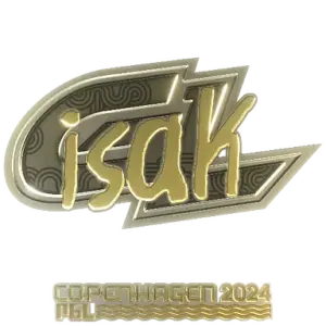 Sticker | isak (Gold) | Copenhagen 2024