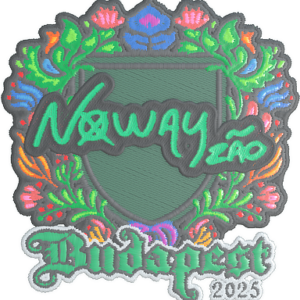 Sticker | noway (Embroidered) | Budapest 2025