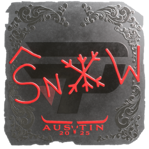 Sticker | snow (Foil) | Austin 2025