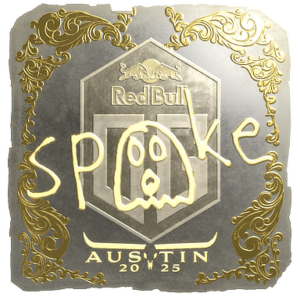 Sticker | spooke (Gold) | Austin 2025