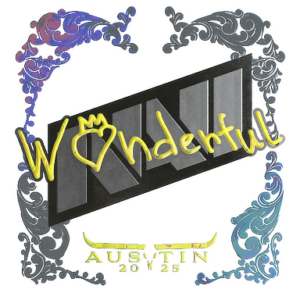 Sticker | w0nderful (Holo) | Austin 2025