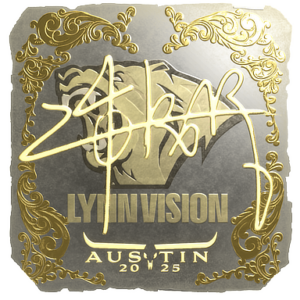 Sticker | z4KR (Gold) | Austin 2025