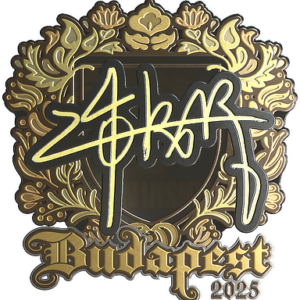Sticker | z4KR (Gold) | Budapest 2025