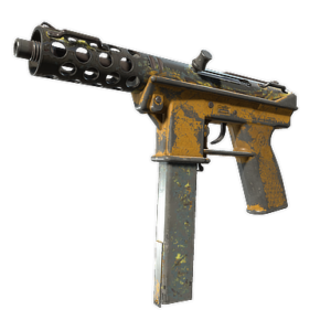 Tec-9 | Banana Leaf (Battle-Scarred)