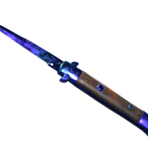★ StatTrak™ Stiletto Knife | Doppler Sapphire (Factory New)