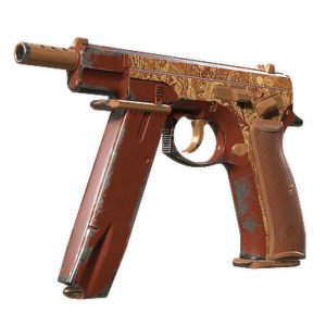 CZ75-Auto | Honey Paisley (Well-Worn)
