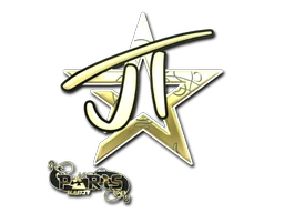 Sticker | JT (Gold) | Paris 2023