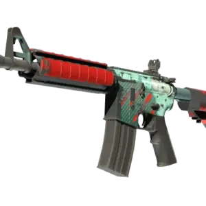 M4A4 | Bullet Rain (Well-Worn)
